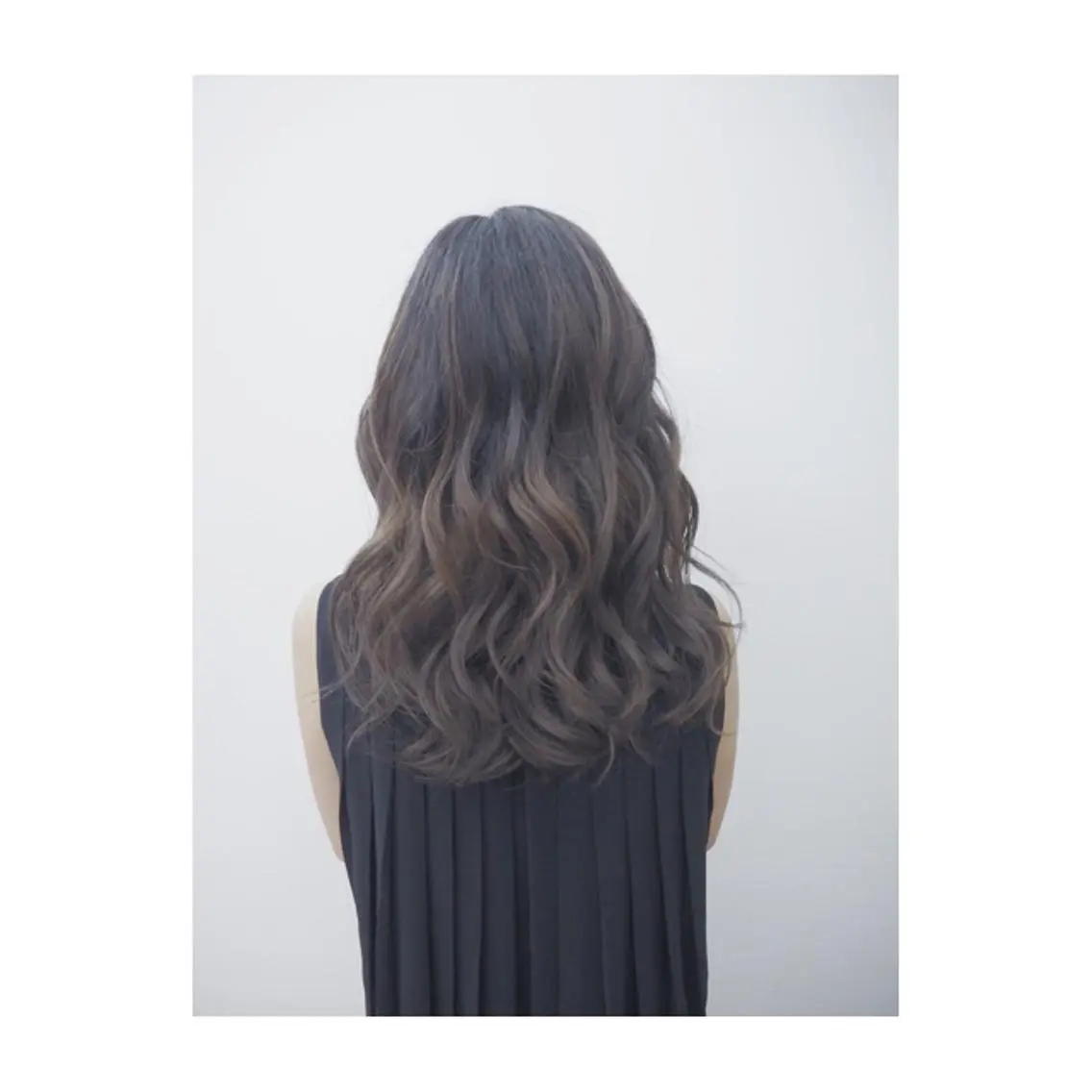 ロング カラー 永岡 鉄平のヘアスタイル