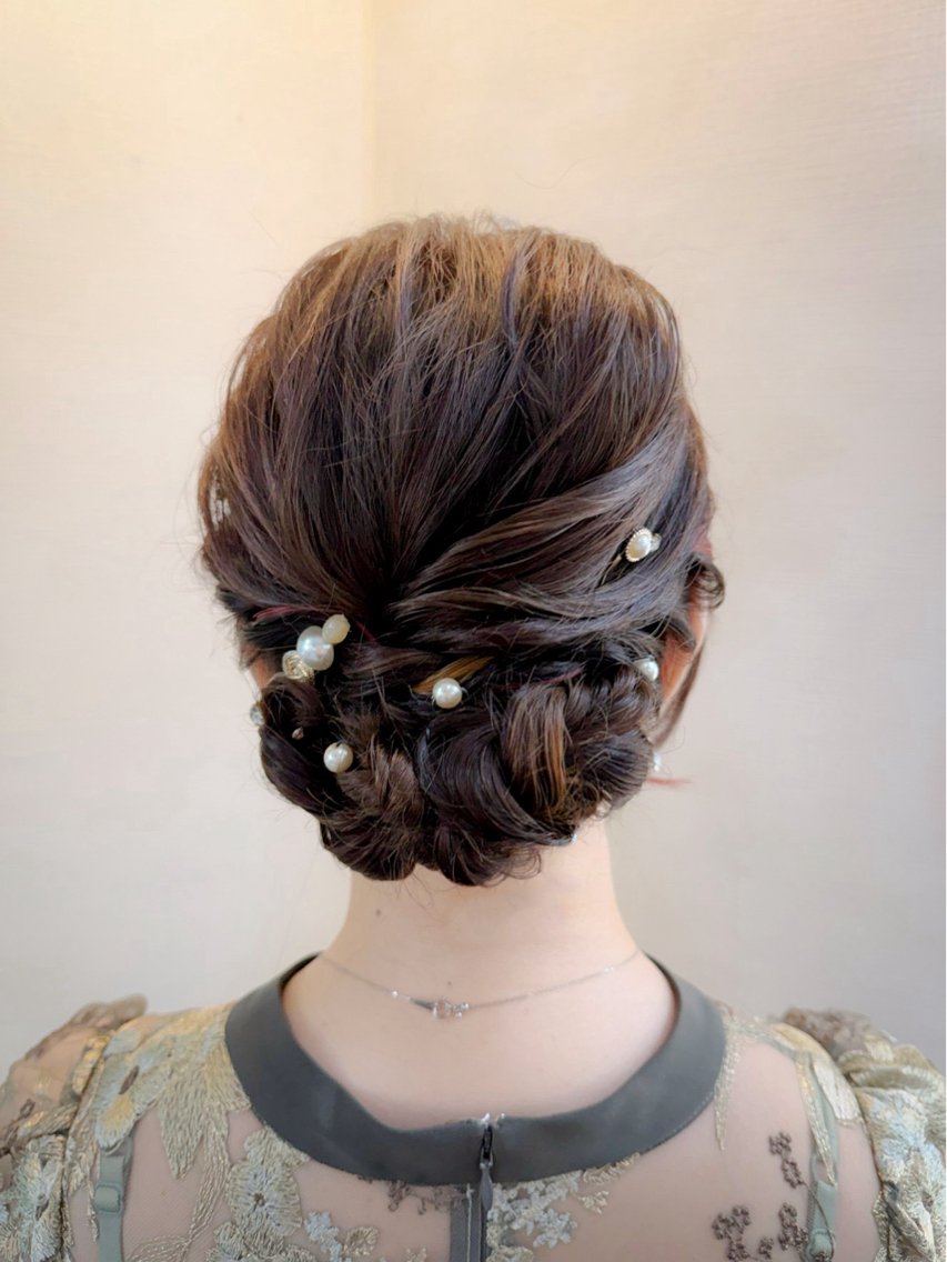 ヘアアレンジ ヘアセット hair make もりした ゆうのヘアスタイル