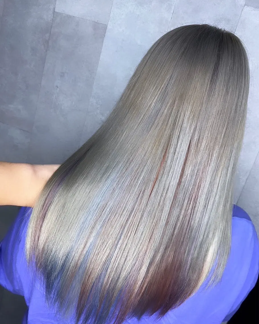 ロング ヘアカラー 稲村 toshiのヘアスタイル