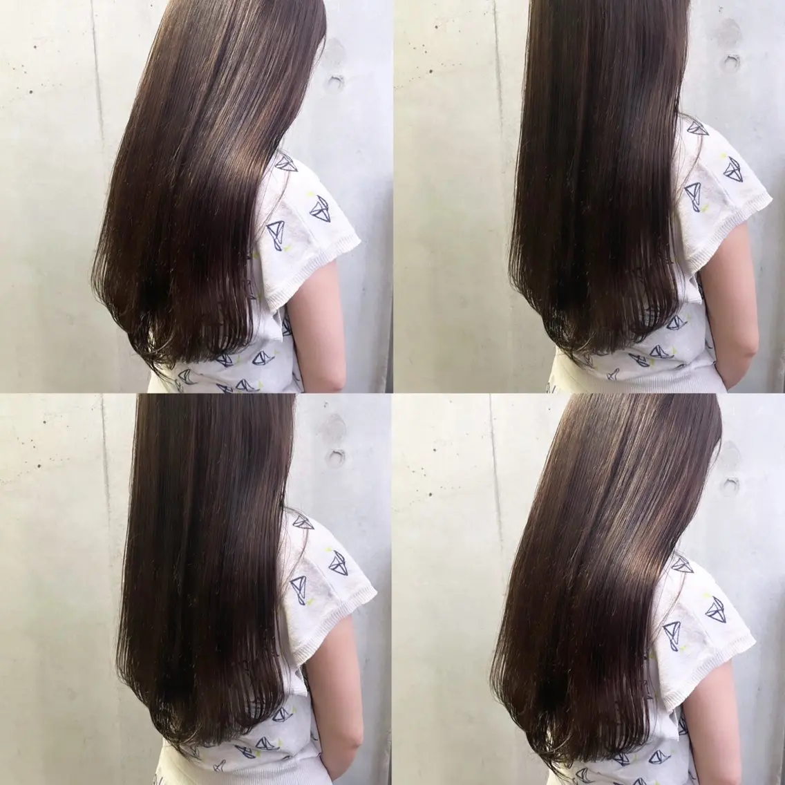 ロング カラー ベージュカラー ブラウンカラー ブラウンベージュ 透明感カラー グレージュ ヘアカラー トリートメント ヘッドスパ ヘアセット カジュアルを女っぽく 𝗮𝘆𝗮𝗰𝗼のヘアスタイル