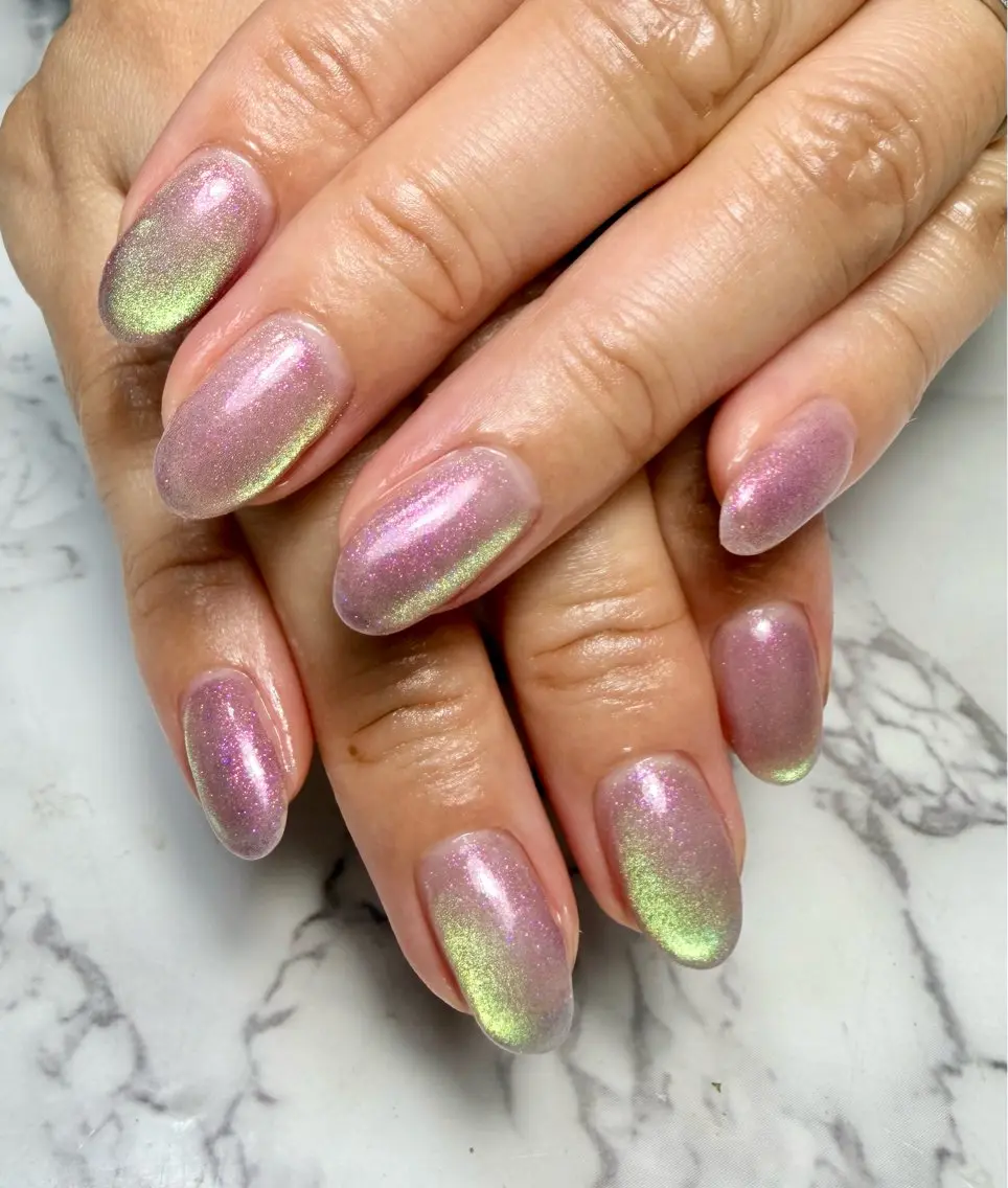 ネイル アニマル柄 アートネイル チークネイル フラッシュネイル フラッシュマグ Mai’s nailのネイルデザイン