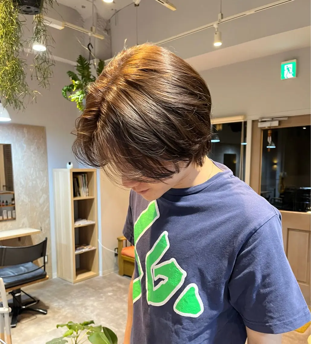 メンズ イトノ リュウのヘアスタイル