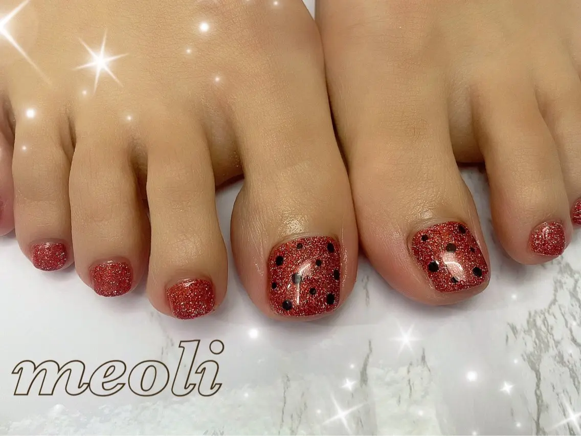 ネイル フットネイル nail salon meoli メグのネイルデザイン
