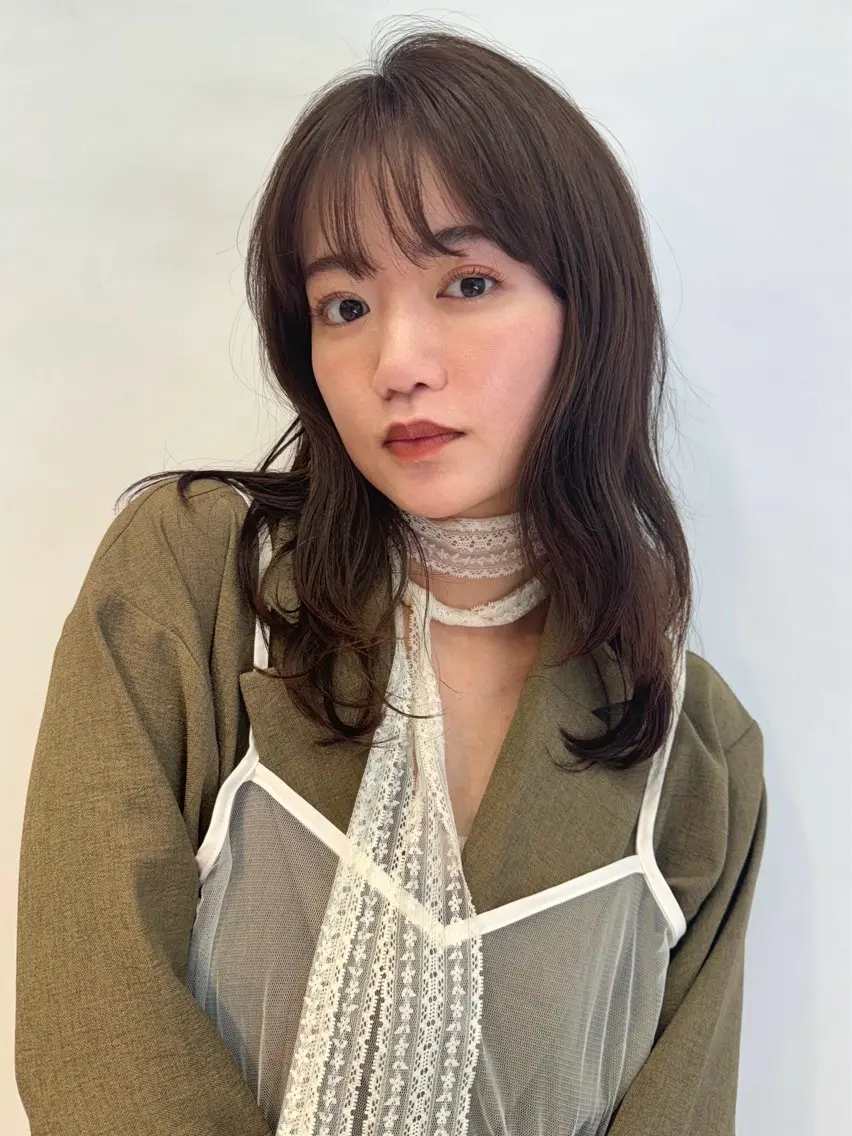 セミロング カラー カット ヘアカラー トリートメント レイヤー/ウルフ🤍 mayo.のその他イメージ