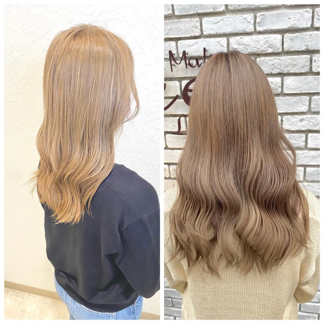 セミロング カット ヘアカラー トリートメント 【ブリーチ特化】 山崎 悠樹のヘアスタイル