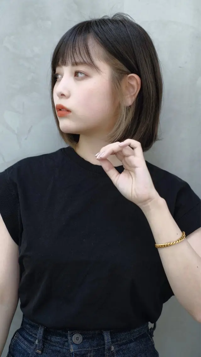 イメチェンにおすすめ👀インナーカラーの写真