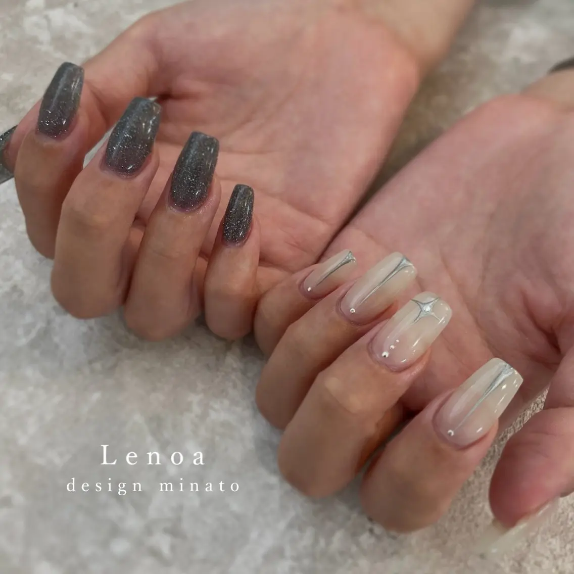 ネイル ハンドネイル Lenoa minatoのネイルデザイン