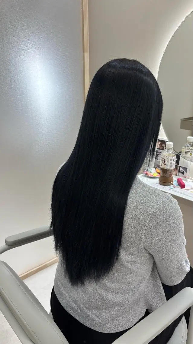 ロング カラー ヘアカラー トリートメント Zina稲毛海岸🎀 京香(きょうか)のヘアスタイル