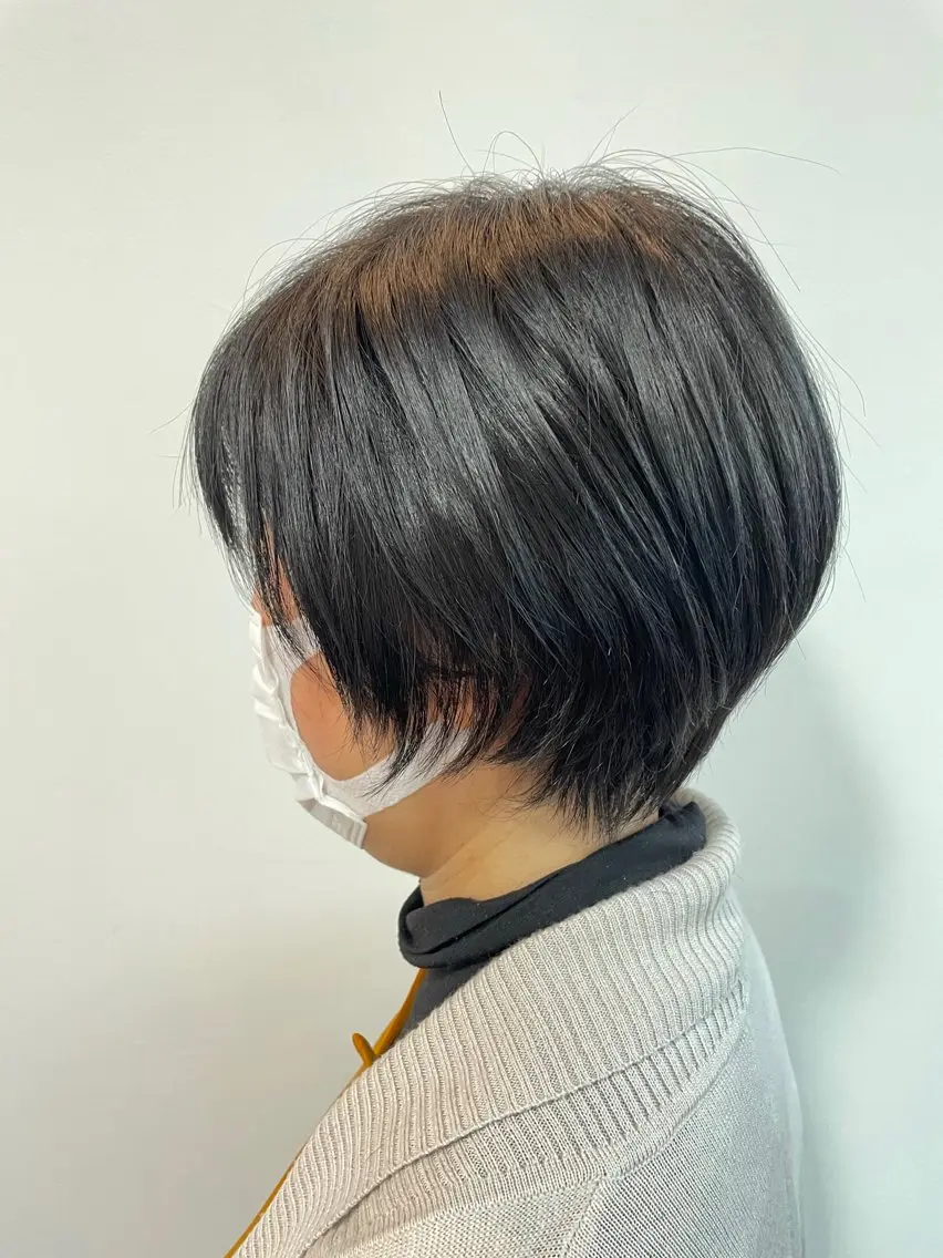 ショート カラー カット ヘアカラー ショート ボブ✂︎ 髙梨  遥のヘアスタイル