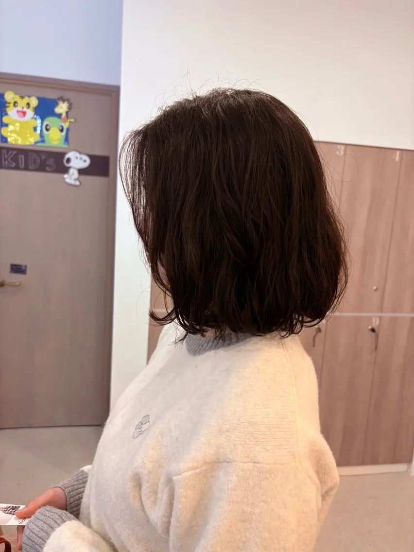パーマ 縮毛矯正 デジタルパーマ ルプラボウ すぎやまみほのヘアスタイル