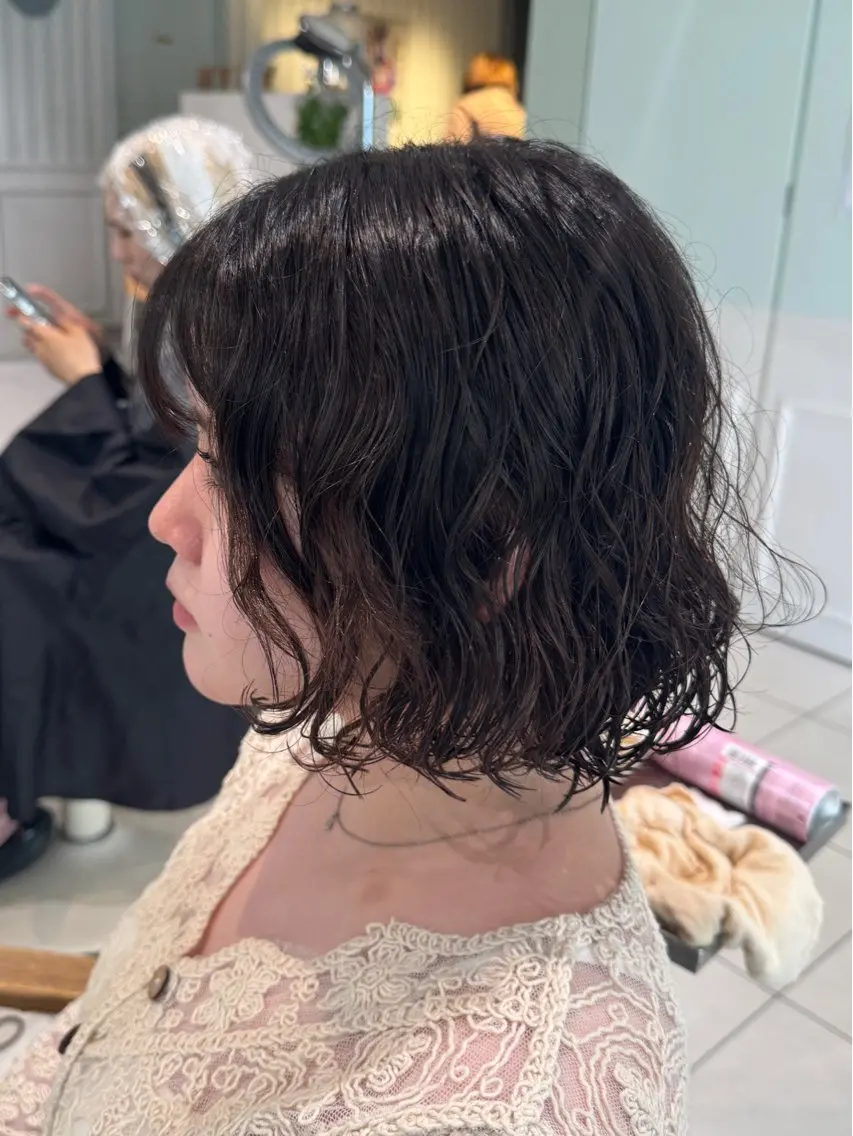 パーマ カット パーマ トリートメント 似合わせパーマ/ 透明感カラー/下村伯のヘアスタイル