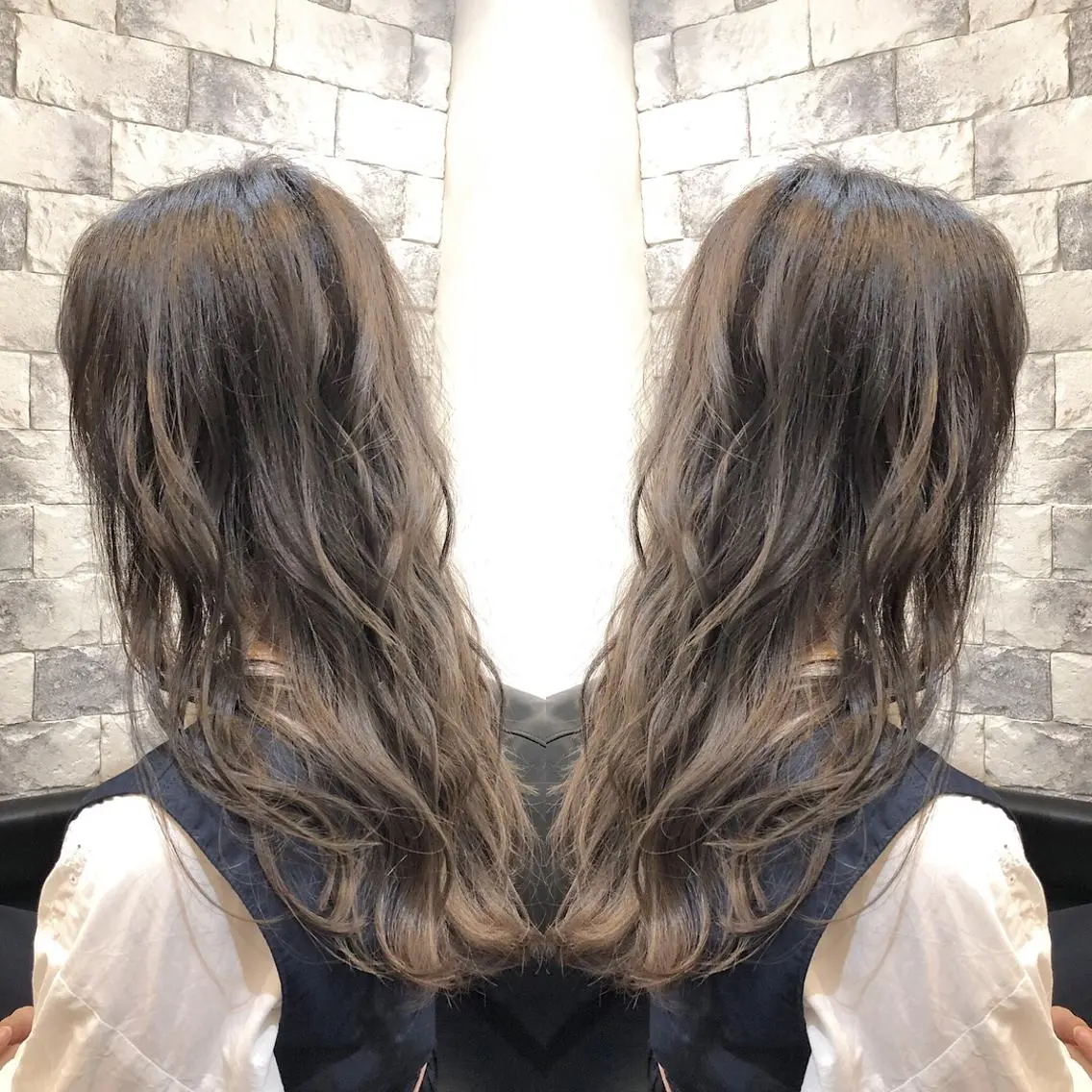 ロング カラー ハイライトカラー イルミナカラー ハイライト 綺麗な髪質にしたい方 限定🌈清水 祥のヘアスタイル