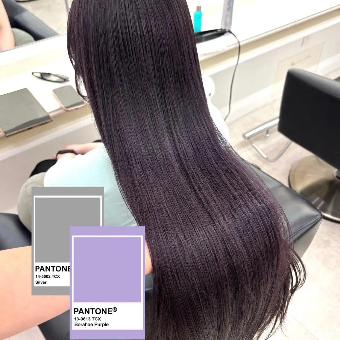 ロング カラー ヘアカラー ParveMix 楠本結菜💟のヘアスタイル
