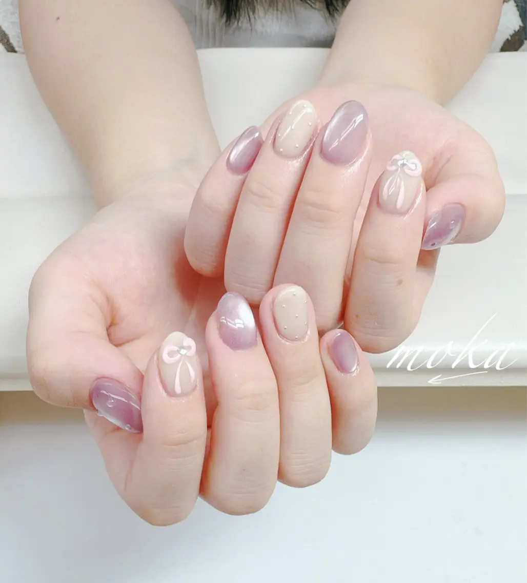 ネイル ハンドネイル ハンドケア 胡蝶蘭レディースサロ ンNailMOKAのネイルデザイン