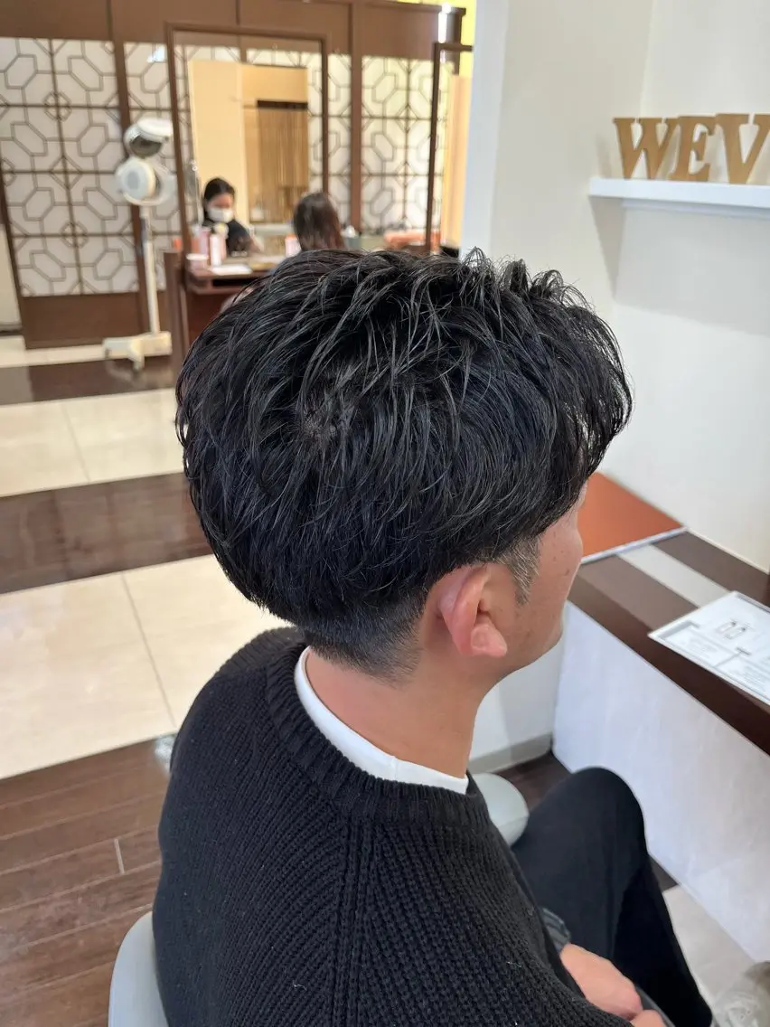 ショート メンズ センターパート 刈り上げ 🧊メンズ特化🧊 高木航希のヘアスタイル
