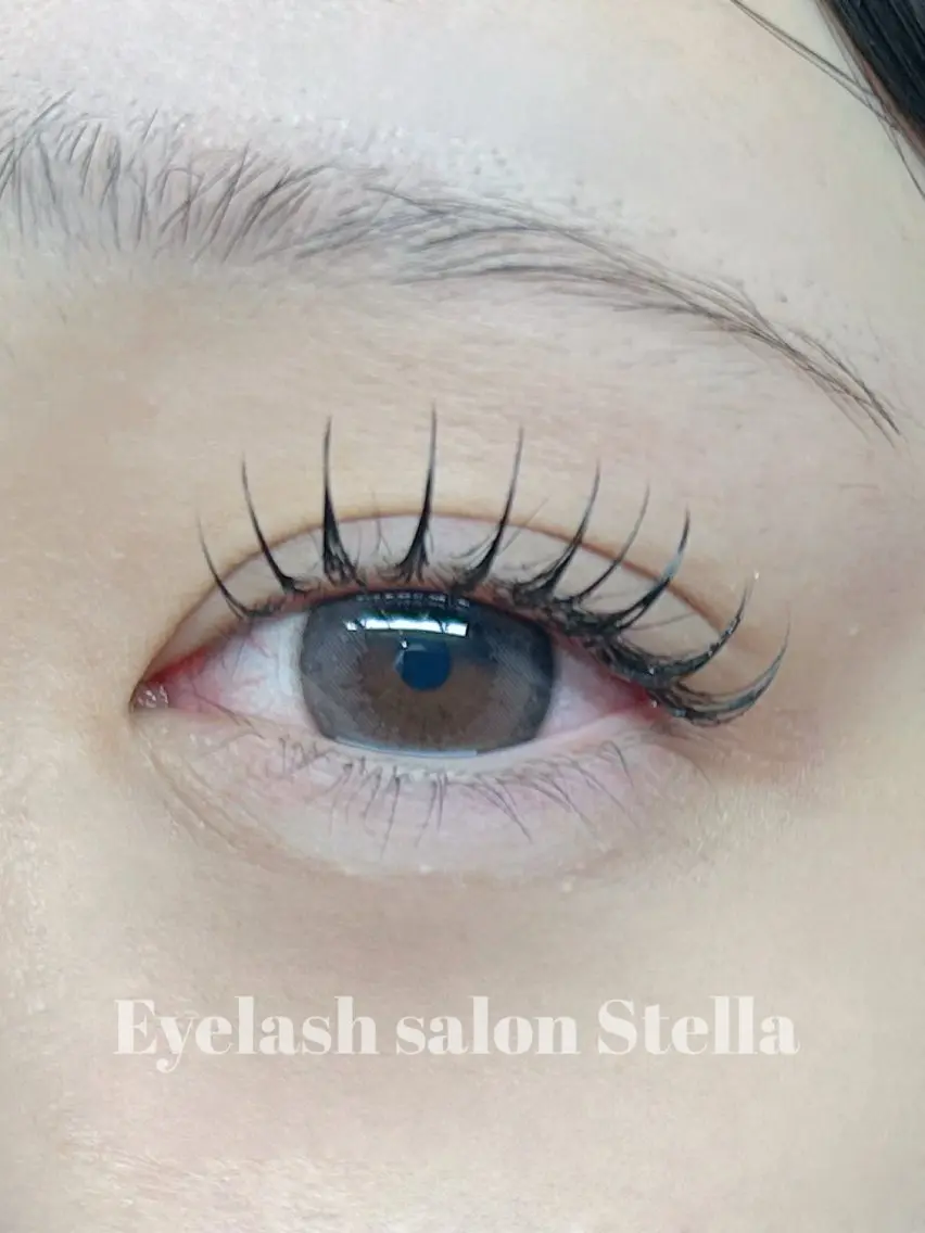 マツエク・マツパ フラットラッシュ Stella Shioriのマツエク・マツパデザイン