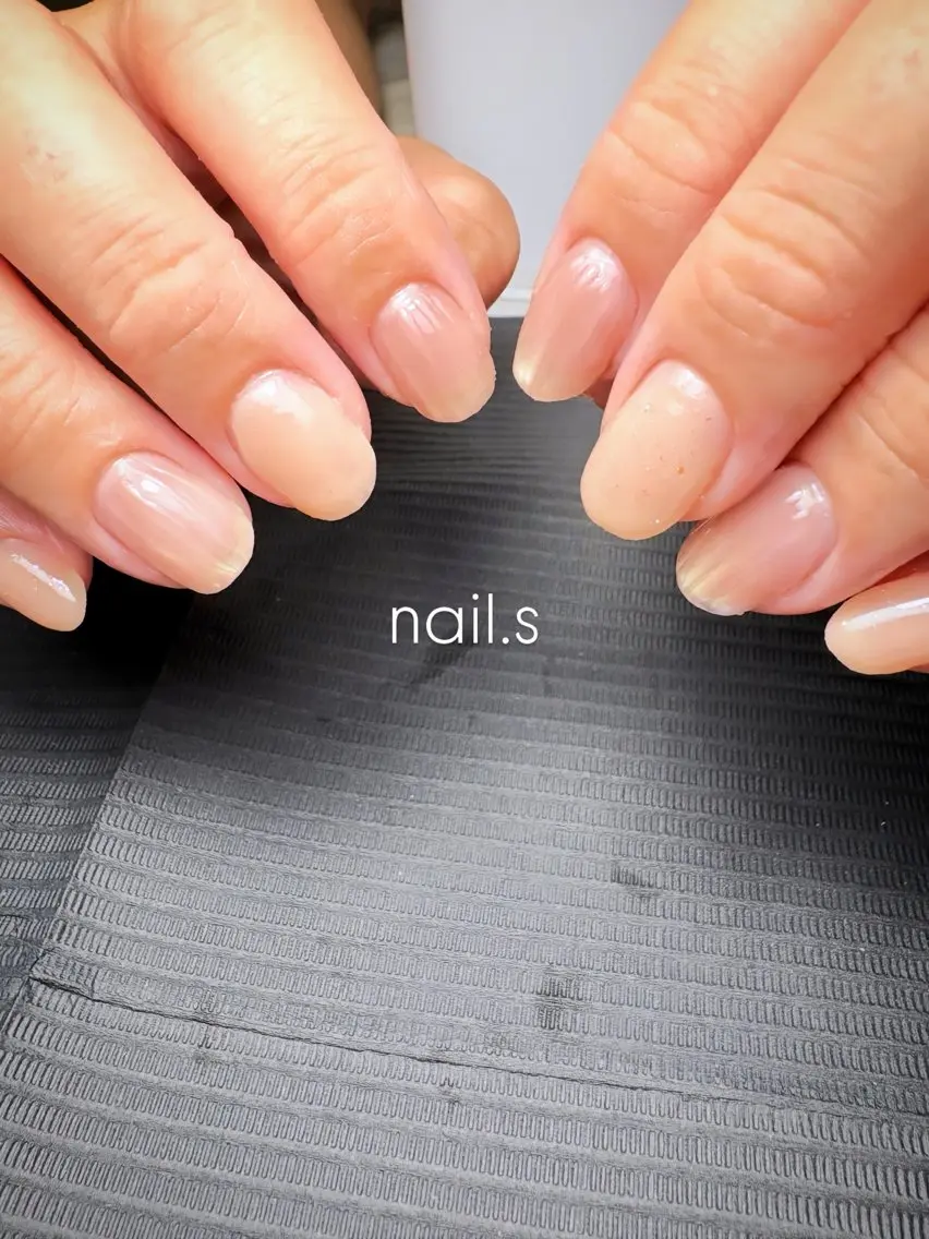 ネイル フラッシュネイル マグネットネイル オフィスネイル ピンク ピンクベージュ ハンドネイル nail.s misatoのネイルデザイン