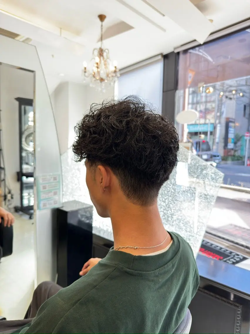 ショート パーマ メンズ メンズパーマ カット パーマ MURATA KOHEIのヘアスタイル