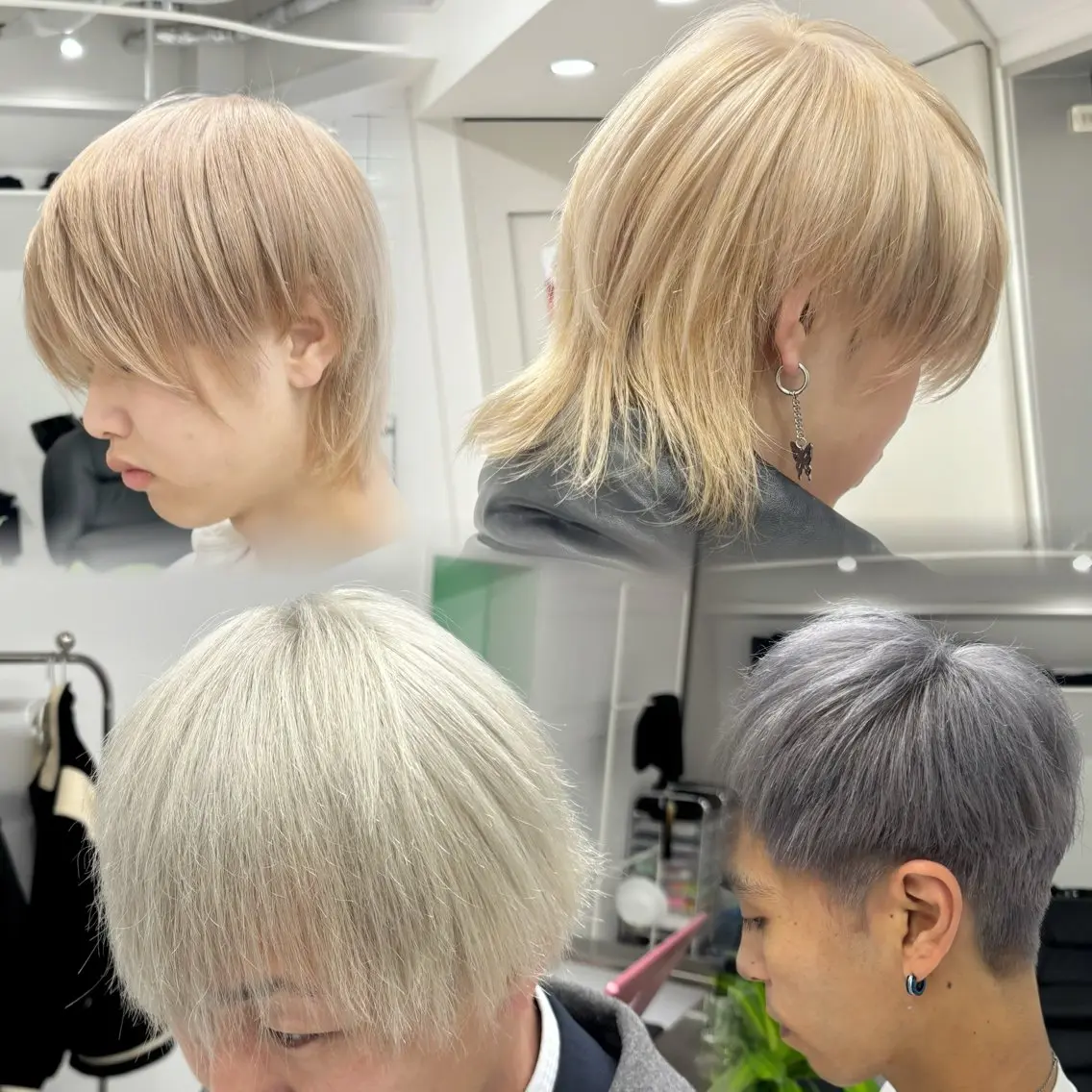 カラー メンズ カット ヘアカラー トリートメント ヘアセット 🎗副店長/井上 竜 ブリーチ指名No.1のヘアスタイル