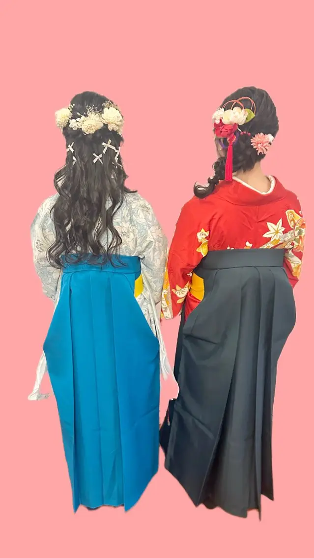 【卒業式🌸袴お着付け】👘✨卒業式など袴お着付け、男性袴もお着付けいたします✅早朝料金ありの写真