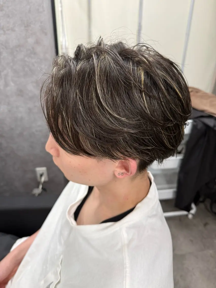 カラー カット ヘアカラー メンズカラー りゅうたのヘアスタイル