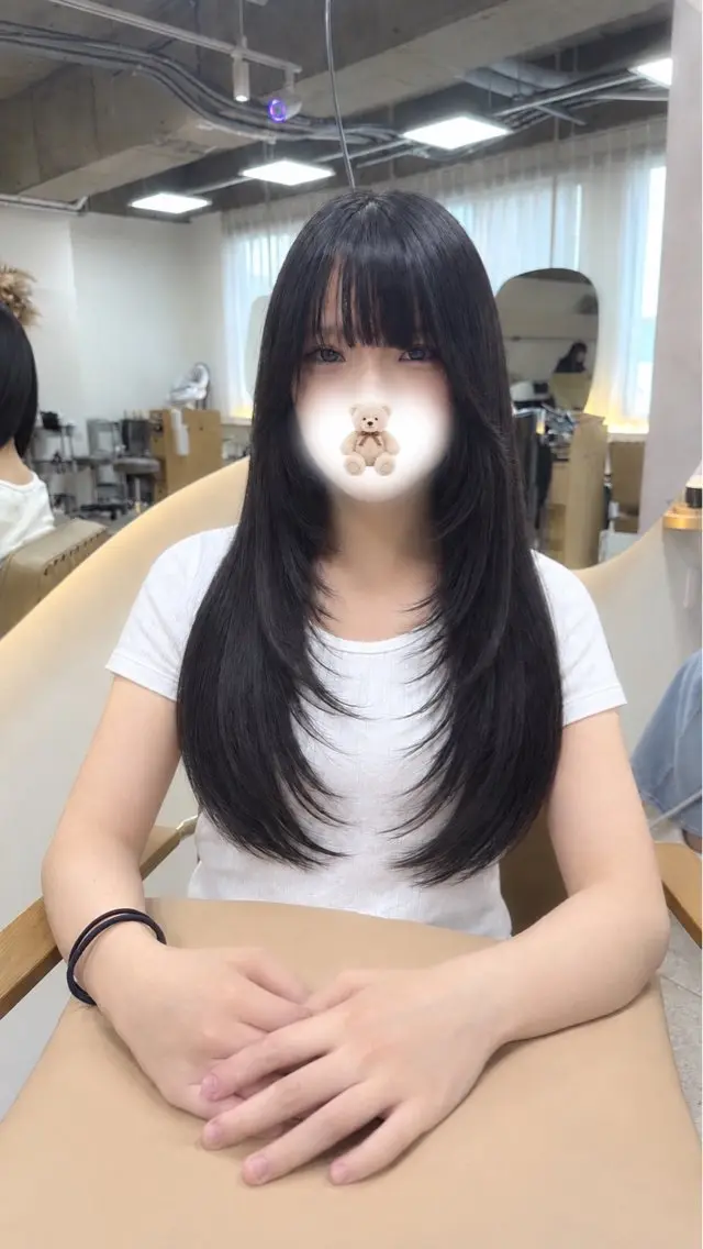 ロング レイヤーカット トリートメント kyoka /静岡1の艶髪カラーのヘアスタイル