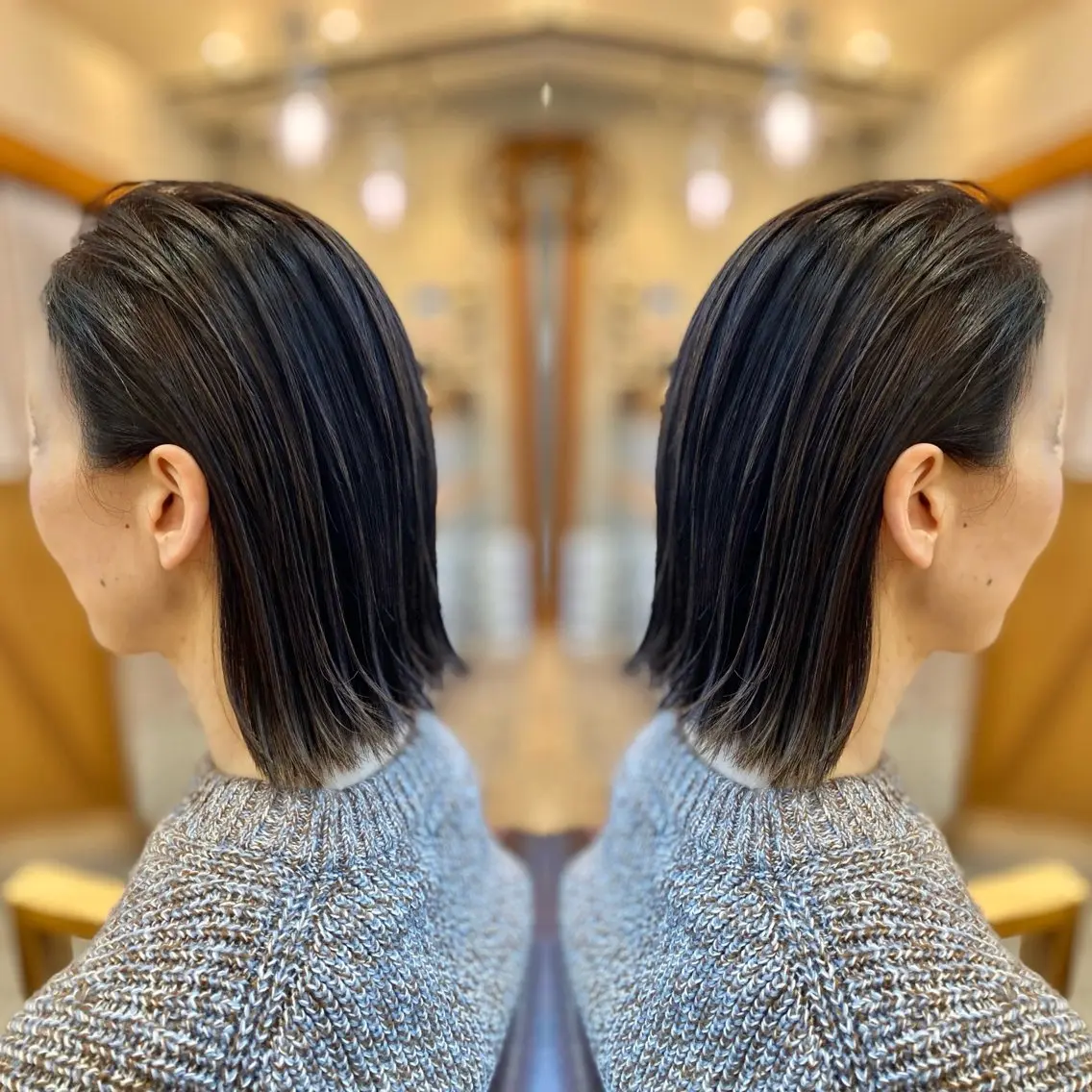 ミディアム カラー カット ヘアカラー トリートメント 木村丈晴✂️ご来店 お待ちしてます😊のヘアスタイル