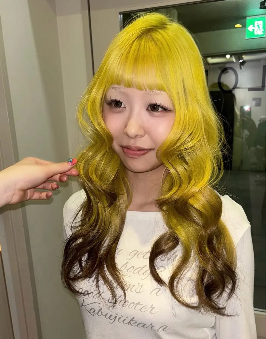 カラー ヘアカラー 🪺透明感カラー/ ブリーチ/カエデ🪺のヘアスタイル