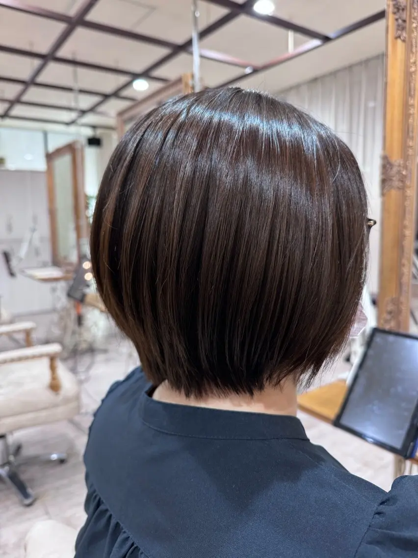 ショート カラー ショートボブ ボブ 髪質改善 ショートヘア カット ヘアカラー トリートメント 新越谷noble店長 松本拓也▶◀*.のヘアスタイル