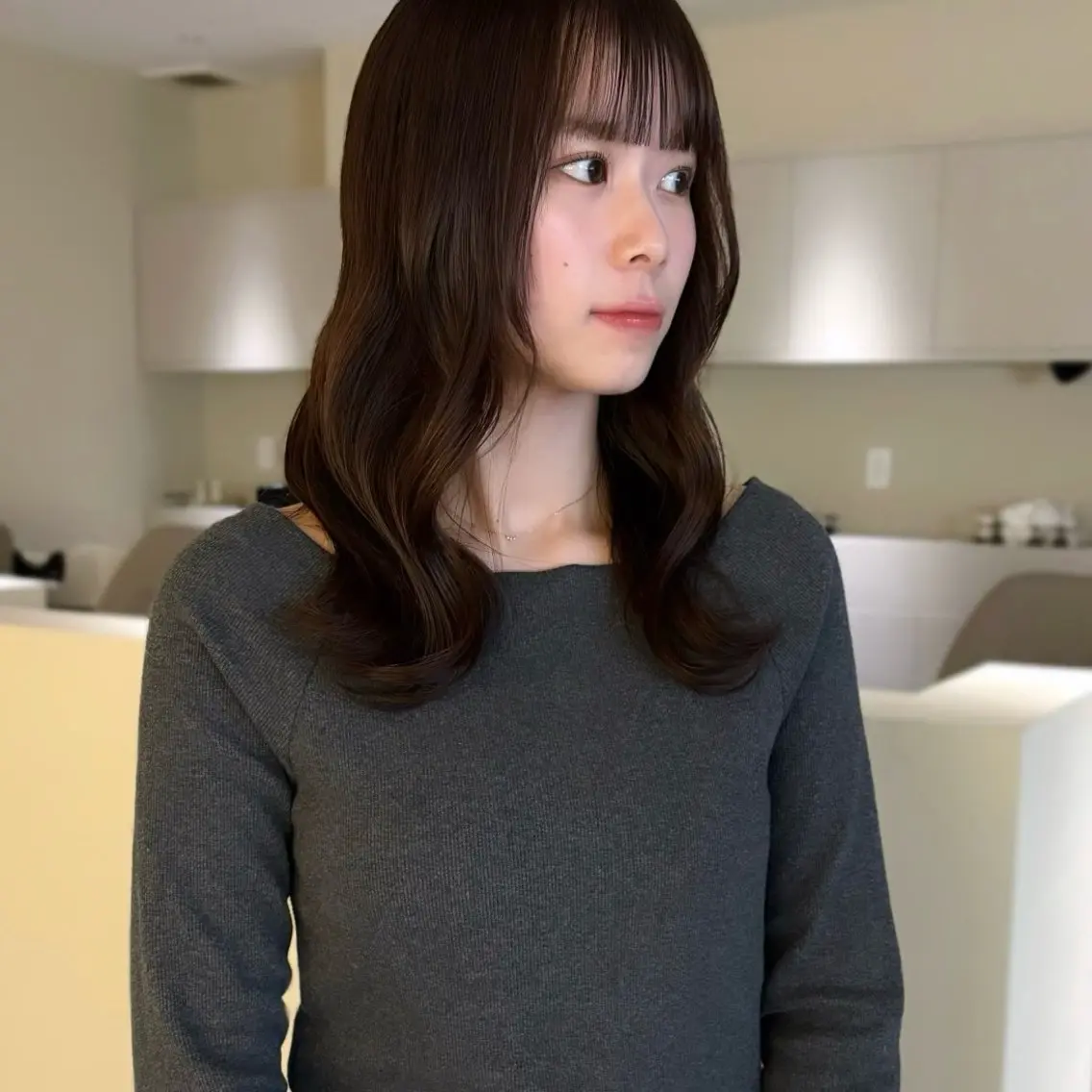 ロング カラー カット ヘアカラー トリートメント hana/艶髪 /透明感カラー🪞のヘアスタイル