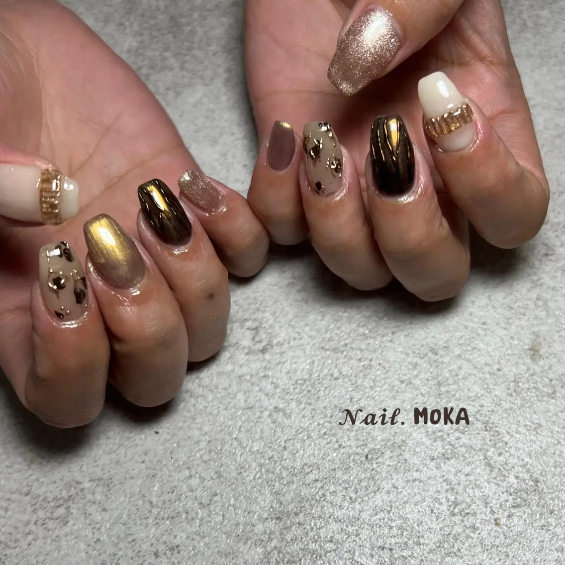 ネイル ニュアンスネイル nail. MOKAのネイルデザイン