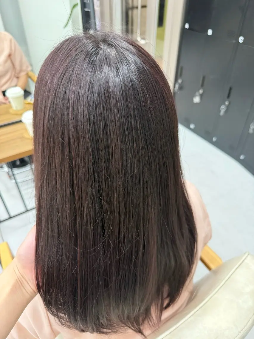 カラー ヘアカラー シカダ ココア🦌のヘアスタイル
