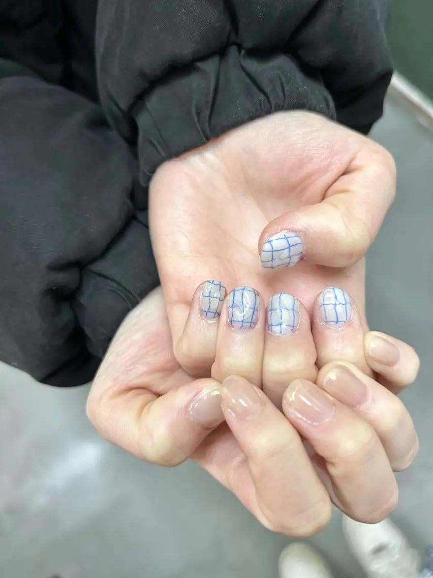 ネイル アートネイル ワンホンネイル MANAMI🫧🫖 /ごてごて アートのネイルデザイン