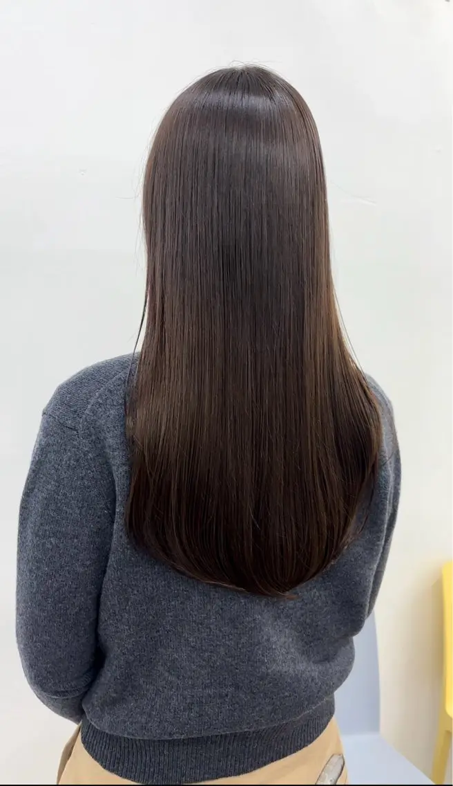 セミロング カラー カット トリートメント 似合わせ美髪ヘア✨ 天王寺.阿倍野🌈のヘアスタイル