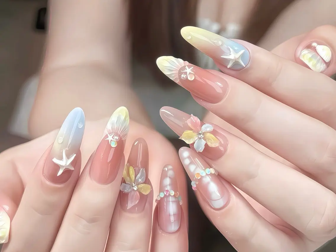 ネイル ハンドネイル ハンドケア Yumi chan Novaのネイルデザイン