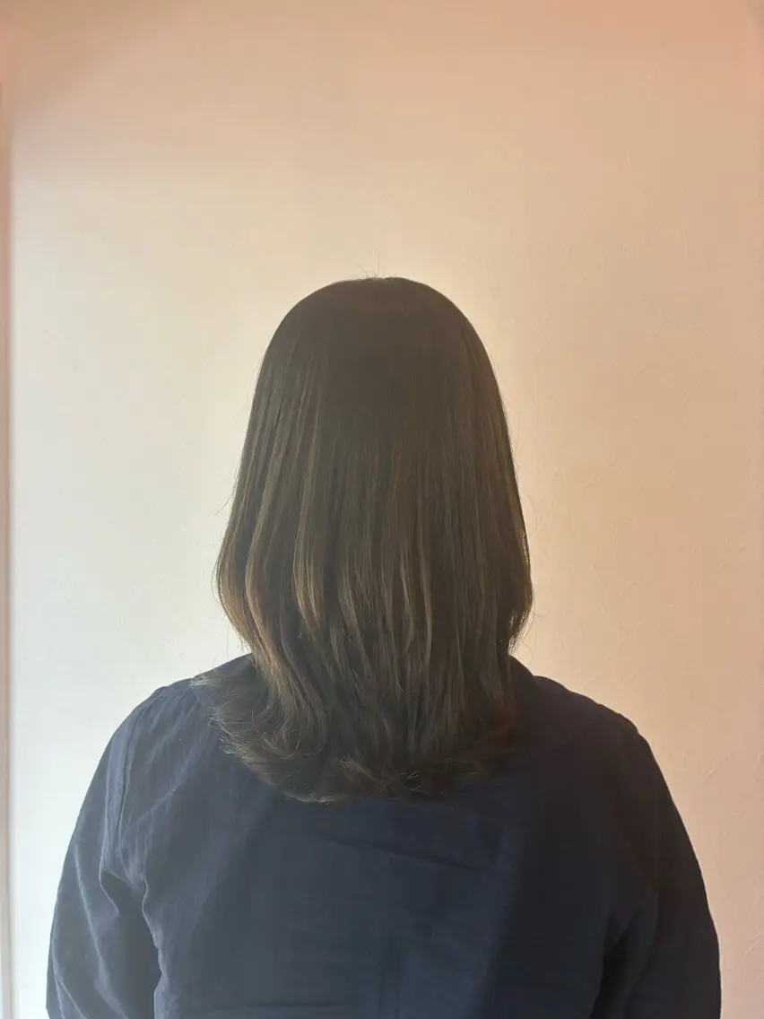 ミディアム カット ヘアカラー sou/ high care salonのヘアスタイル