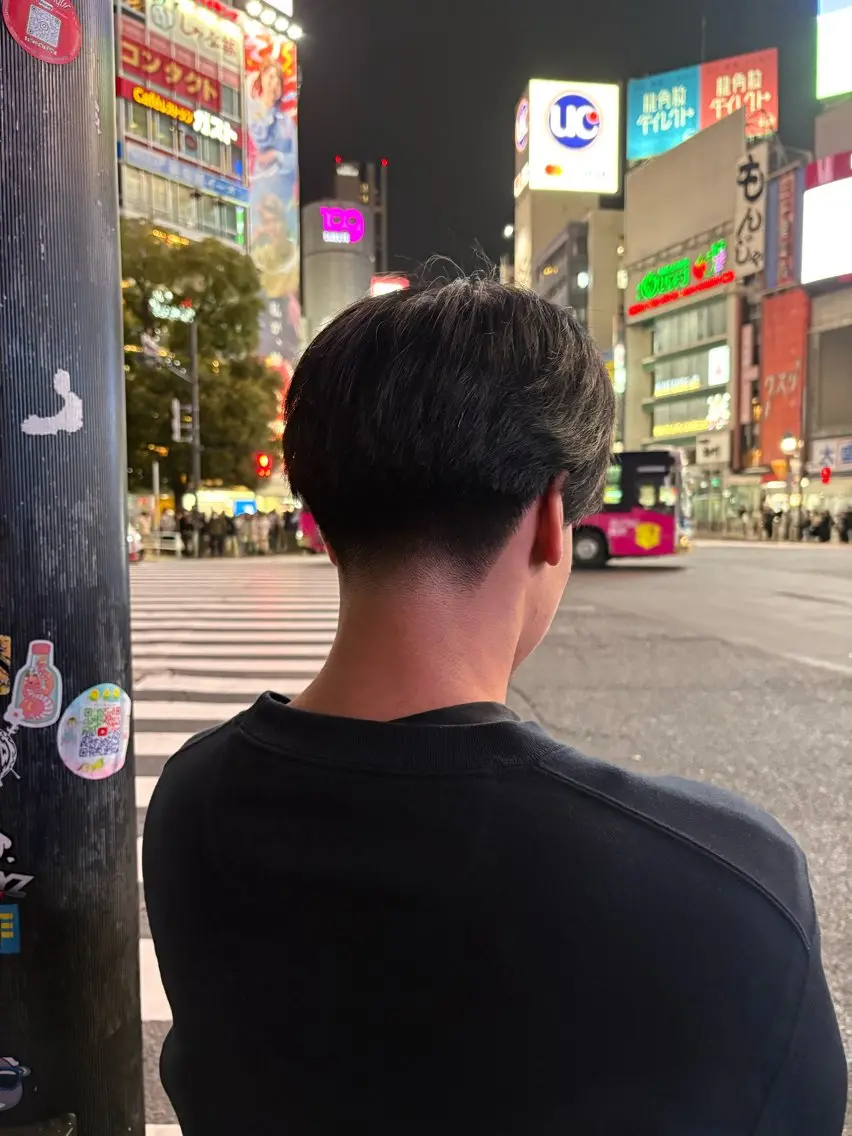 ショート メンズ 大城 涼のヘアスタイル