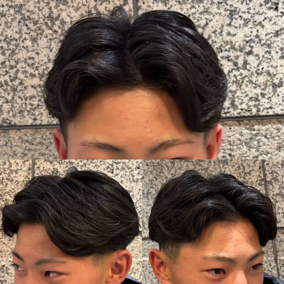 ショート メンズ メンズパーマ カット パーマ ヘアセット 増田 諒大のヘアスタイル