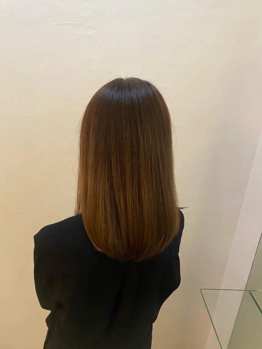 ロング カラー ブリーチ 透明感カラー グレージュ ブリーチなしカラー ヘアカラー 似合わせ難民お任せ /パーマ/涌井一光のヘアスタイル