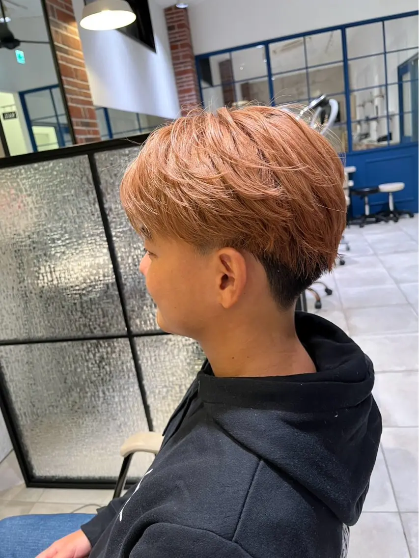 メンズ 髪質改善・ショートレ イヤーボブ🧡関玲子のヘアスタイル