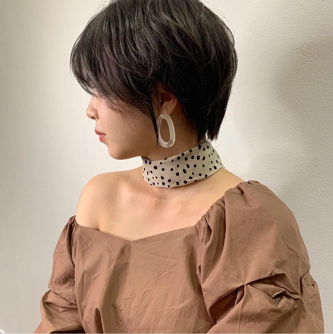ショート 福山 晴香のヘアスタイル