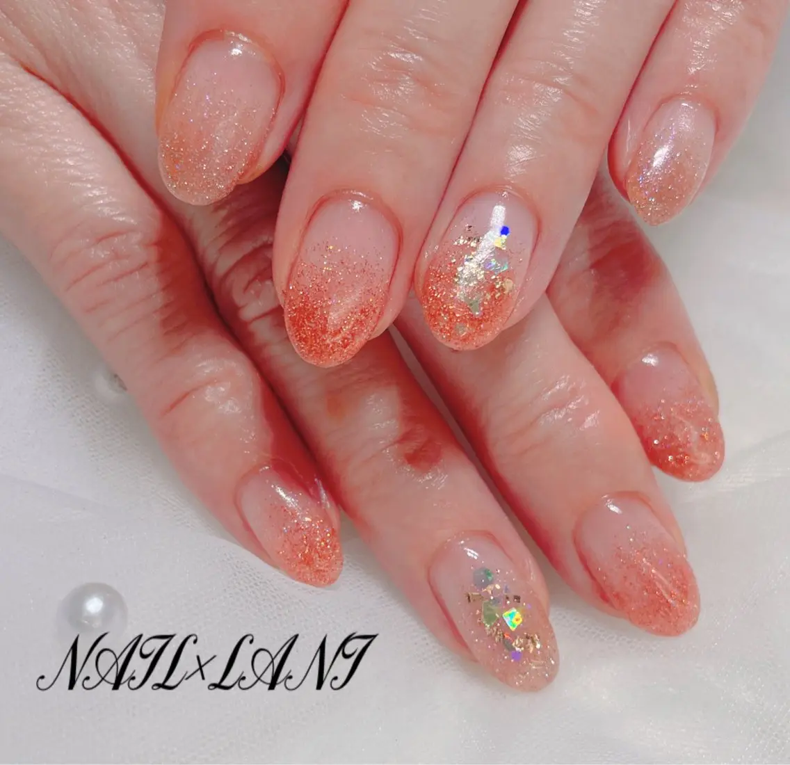 オフ込み♡【ラメグラネイル💅】 🎀補足説明を必ずお読みください!の写真