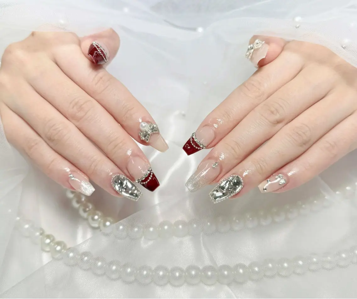 ネイル アートネイル オーロラネイル ブラウン ジェルネイル グラデーション ハンドネイル Nova Nailのネイルデザイン