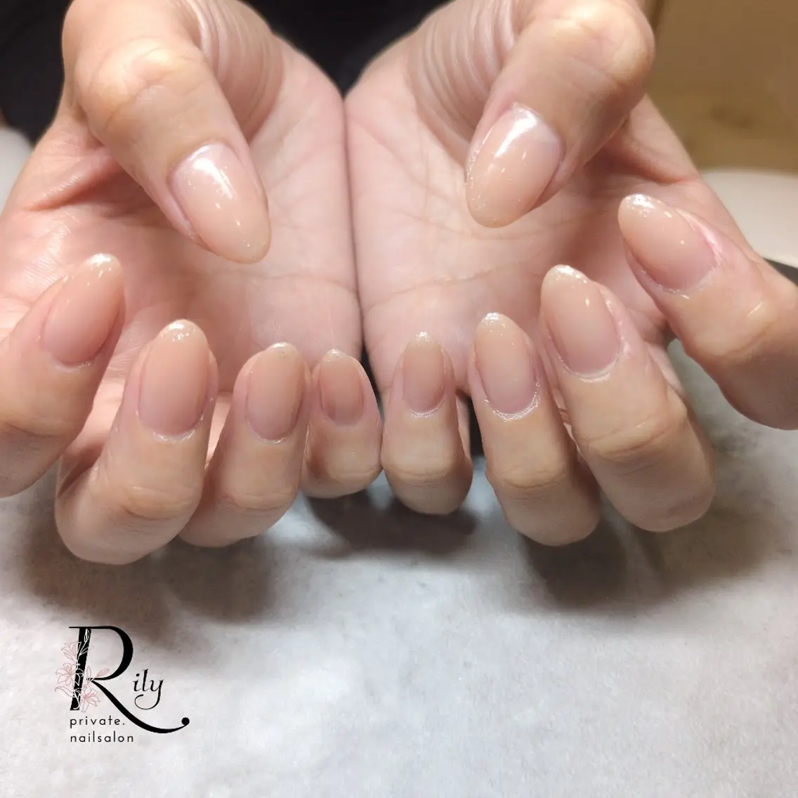 ネイル ラメ(グリッター) ワンカラーネイル ハンドネイル nailsalon Rilyのネイルデザイン