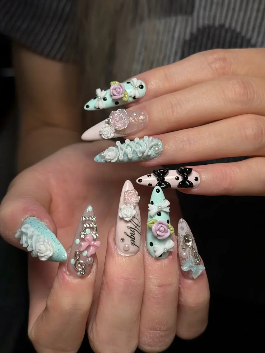 ネイル 韓国ネイル マグネットネイル シンプルネイル 夏ネイル ハンドネイル CoMo Nailのネイルデザイン