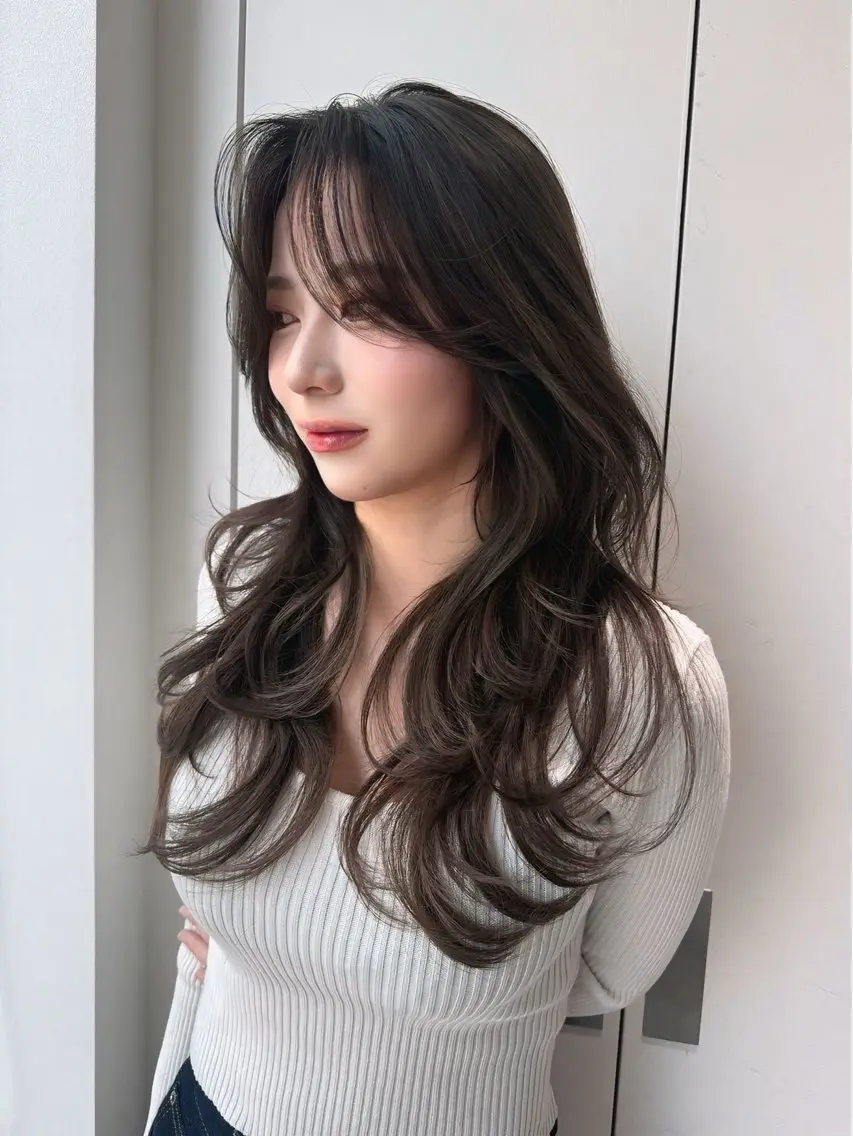 🟥当日限定🟥流行りの韓国風レイヤーカット🇰🇷🩷+髪質改善クイックトリートメント🫧(※ミニモ限定価格です)の写真