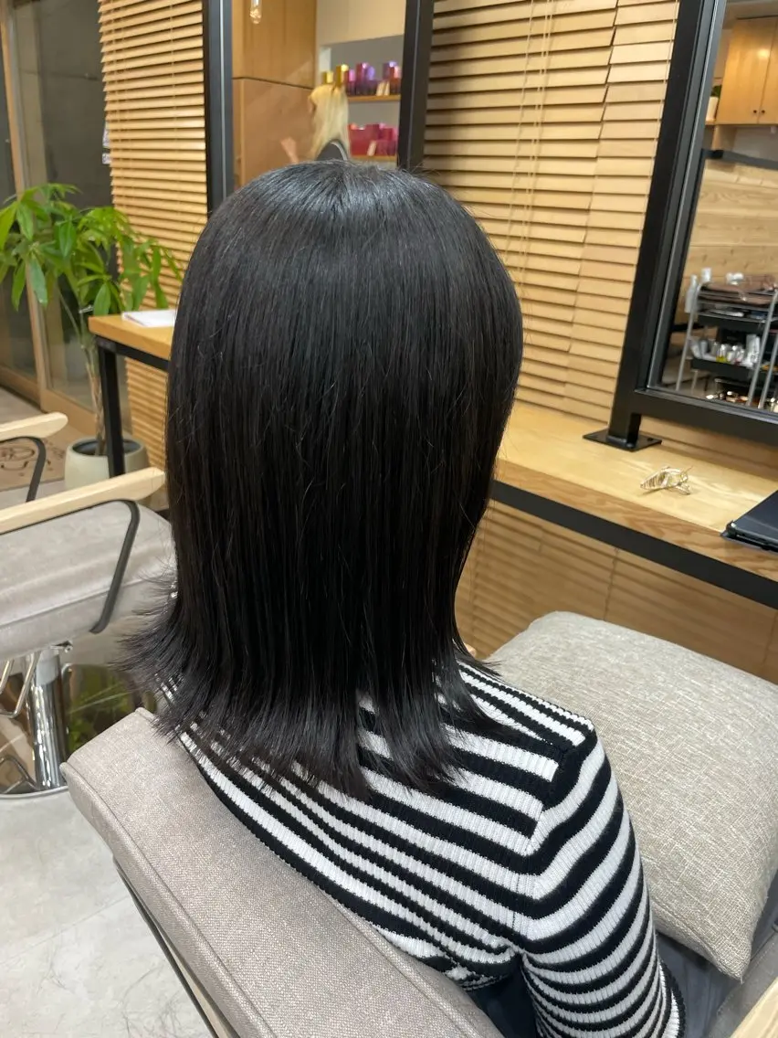 ミディアム カット ami Norl 国分寺のヘアスタイル