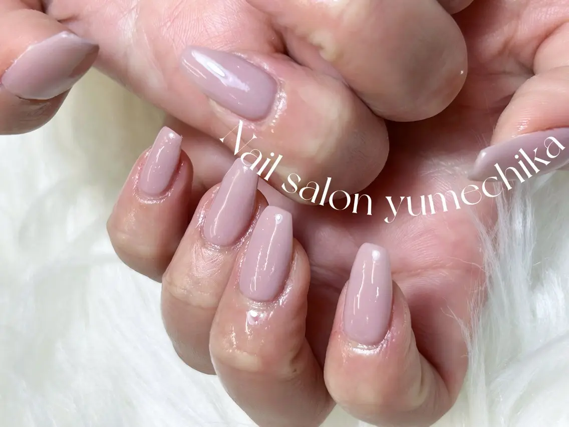 ネイル ワンカラーネイル ハンドネイル フットネイル Nail salon Yumechikaのネイルデザイン