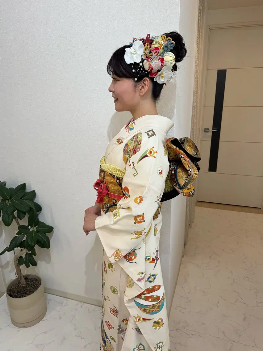 ヘアアレンジ 着付け 鷲見 望のヘアスタイル