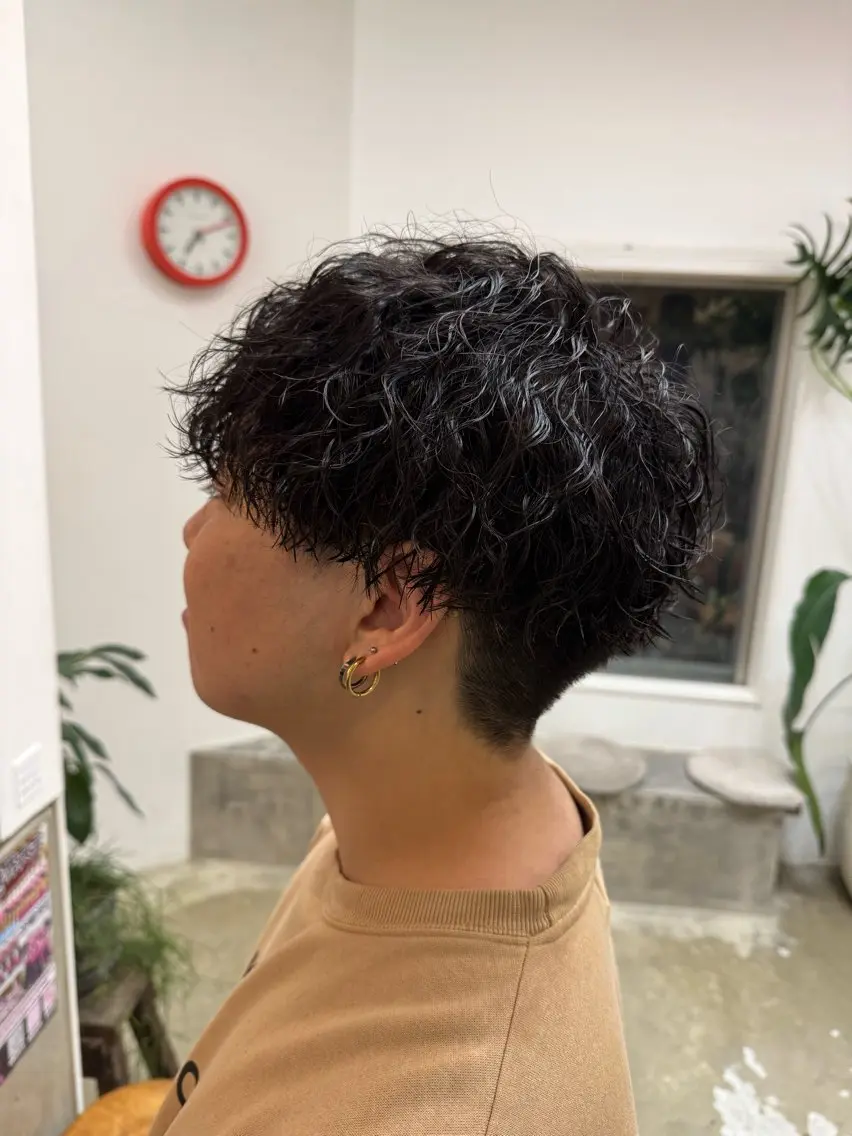 パーマ メンズ カット 【Earth長岡】 新井翔壱のヘアスタイル